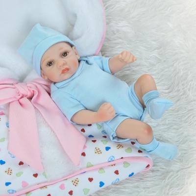 Npk 10 Inch 26cm Newborns Reborn Baby Soft Silicone Doll
