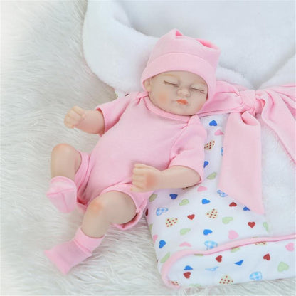 Npk 10 Inch 26cm Newborns Reborn Baby Soft Silicone Doll