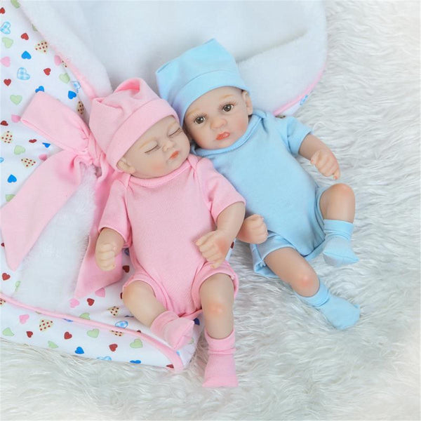 Npk 10 Inch 26cm Newborns Reborn Baby Soft Silicone Doll