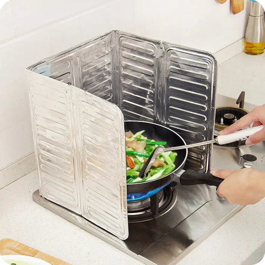 Oil Barrier Stove Cooking - Aluminum Foil Block