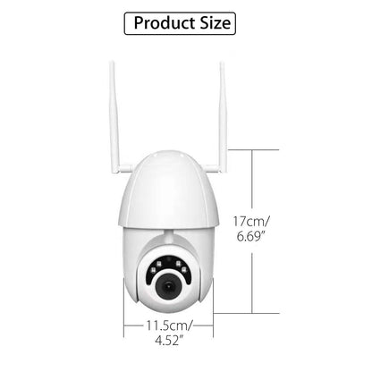 Outdoor 1080p Hd Ptz Speed Dome Ip Camera Pan Tilt Ir Wifi