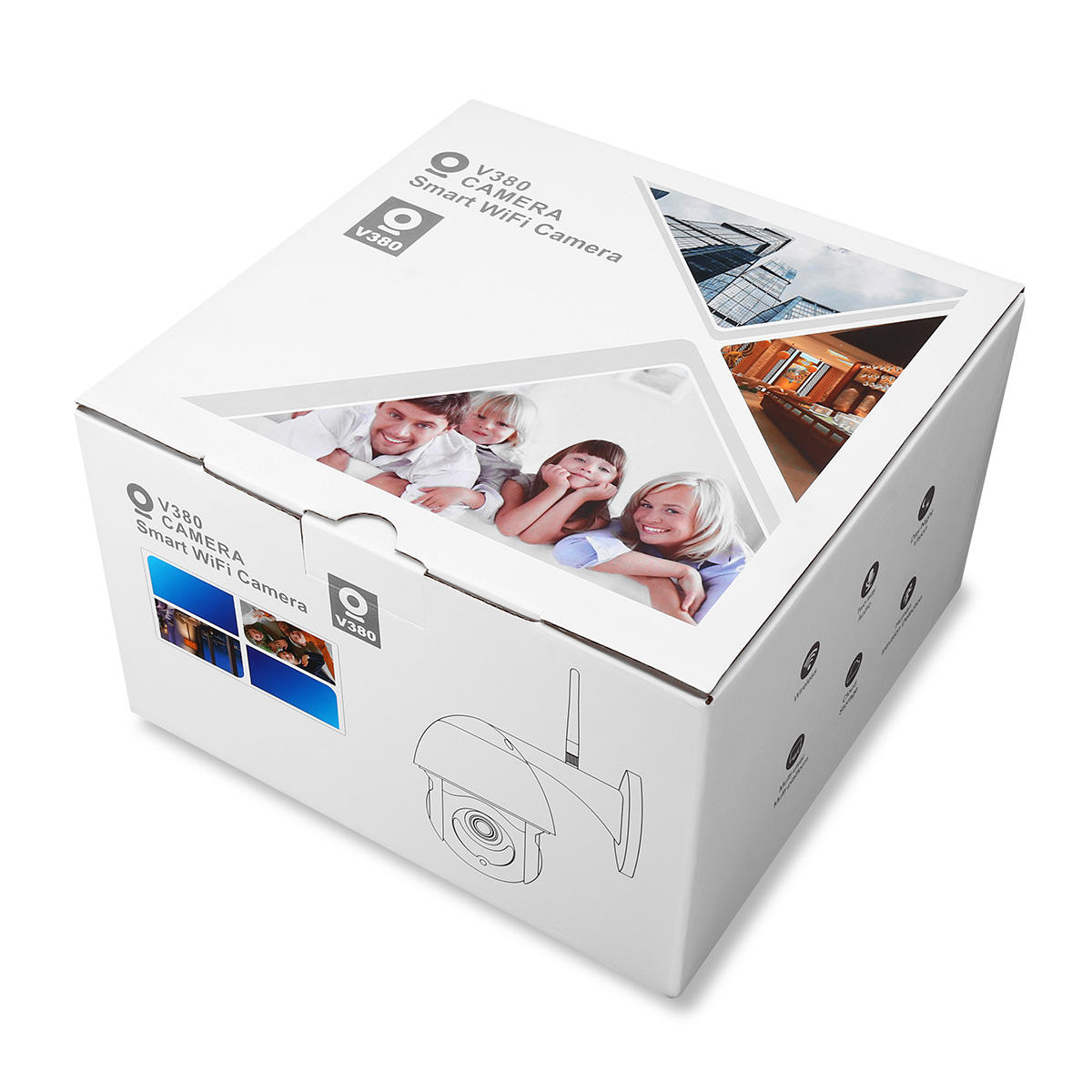 Outdoor 1080p Hd Ptz Speed Dome Ip Camera Pan Tilt Ir Wifi