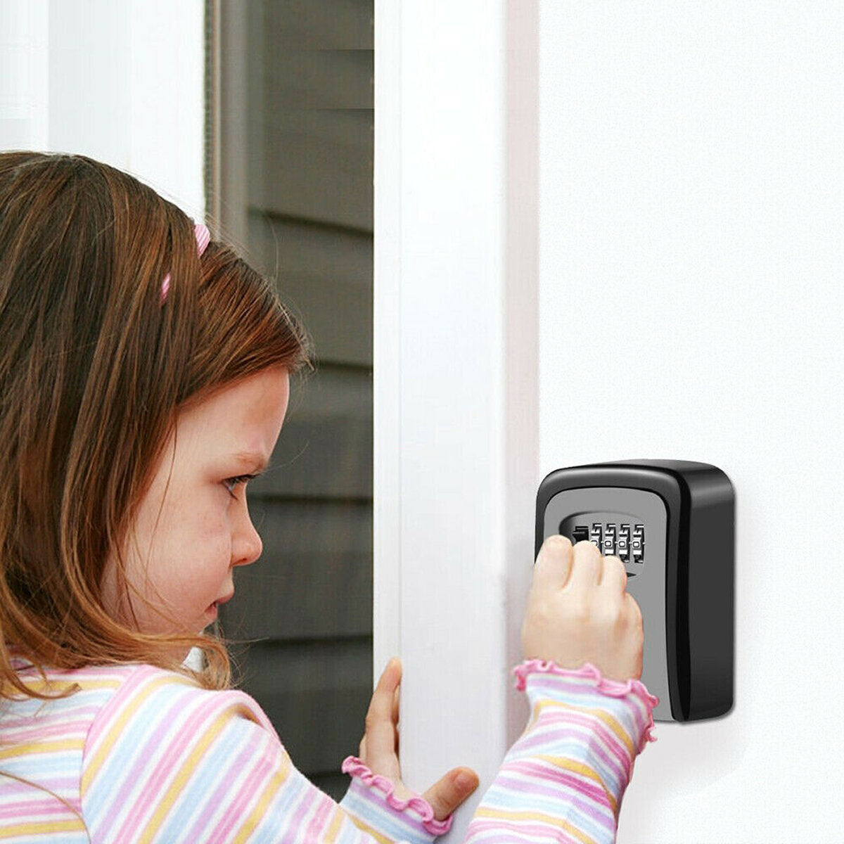 Outdoor Wall Mounted Key Safe Combination Lock Storage Box