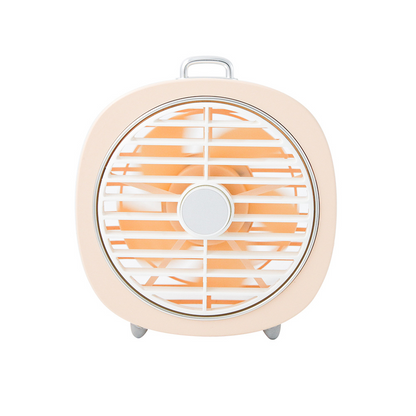 P22 Usb Charging Fan Retro Night Light Office Mute Desktop