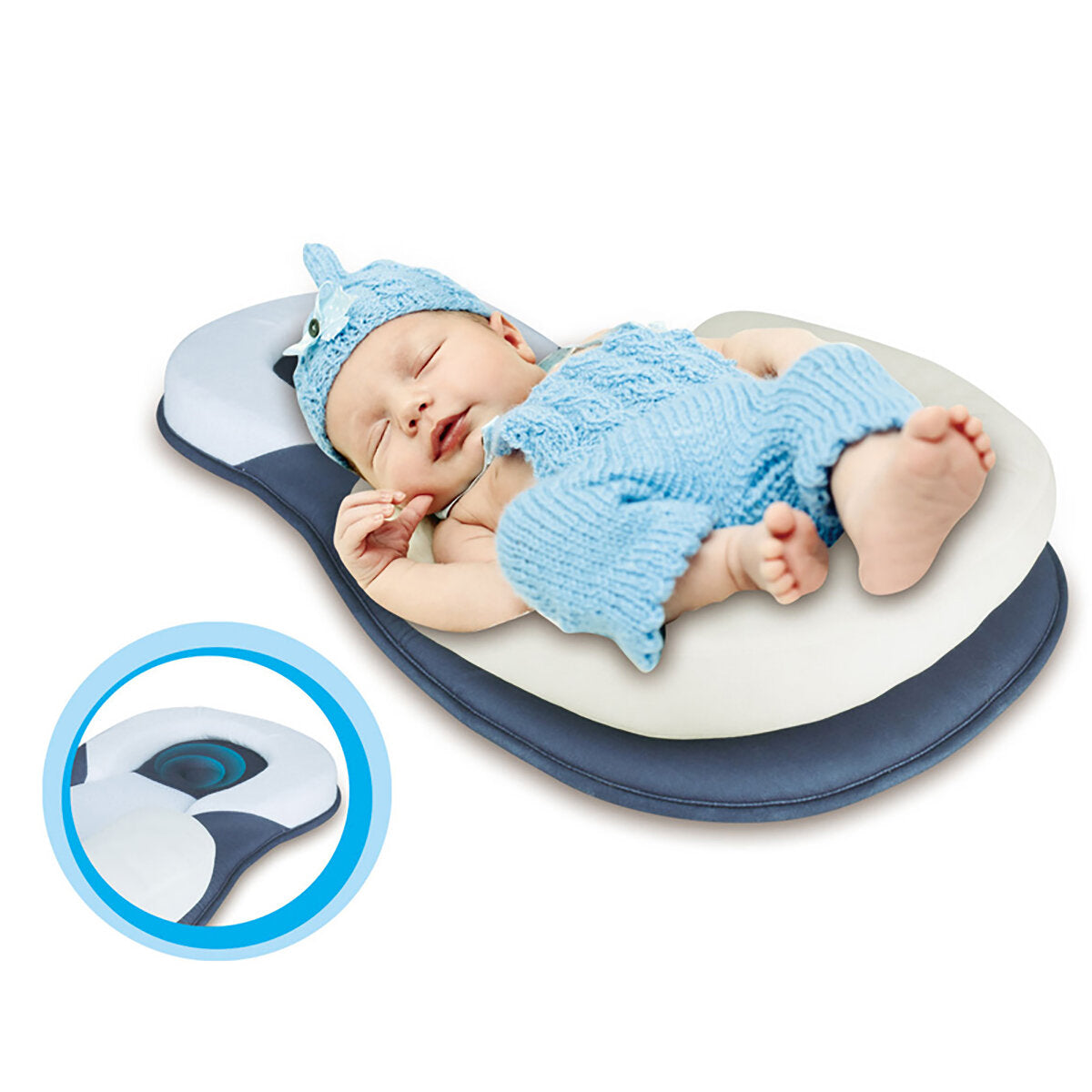 Pillow Newborn Baby Infant Sleep Prevent Flat Head Shape