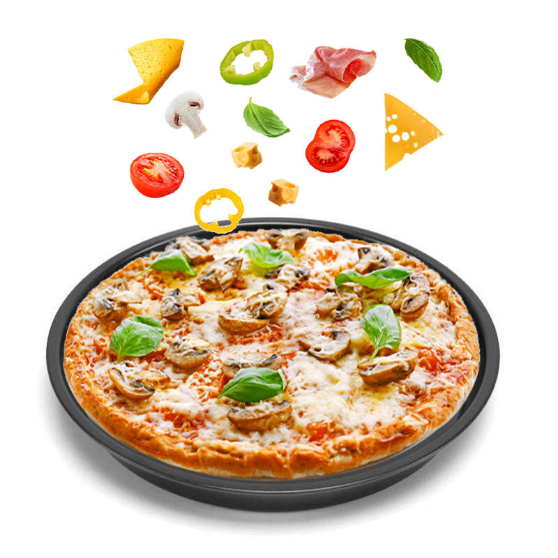 Pizza Tray 6-10’’ Large Non Stick Carbon Steel Baking Round