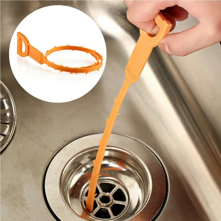 Honana Plastic Sink Drain Dredge Pipeline Hook Hair Cleaning Tool Kitchen Cleaning Supplies