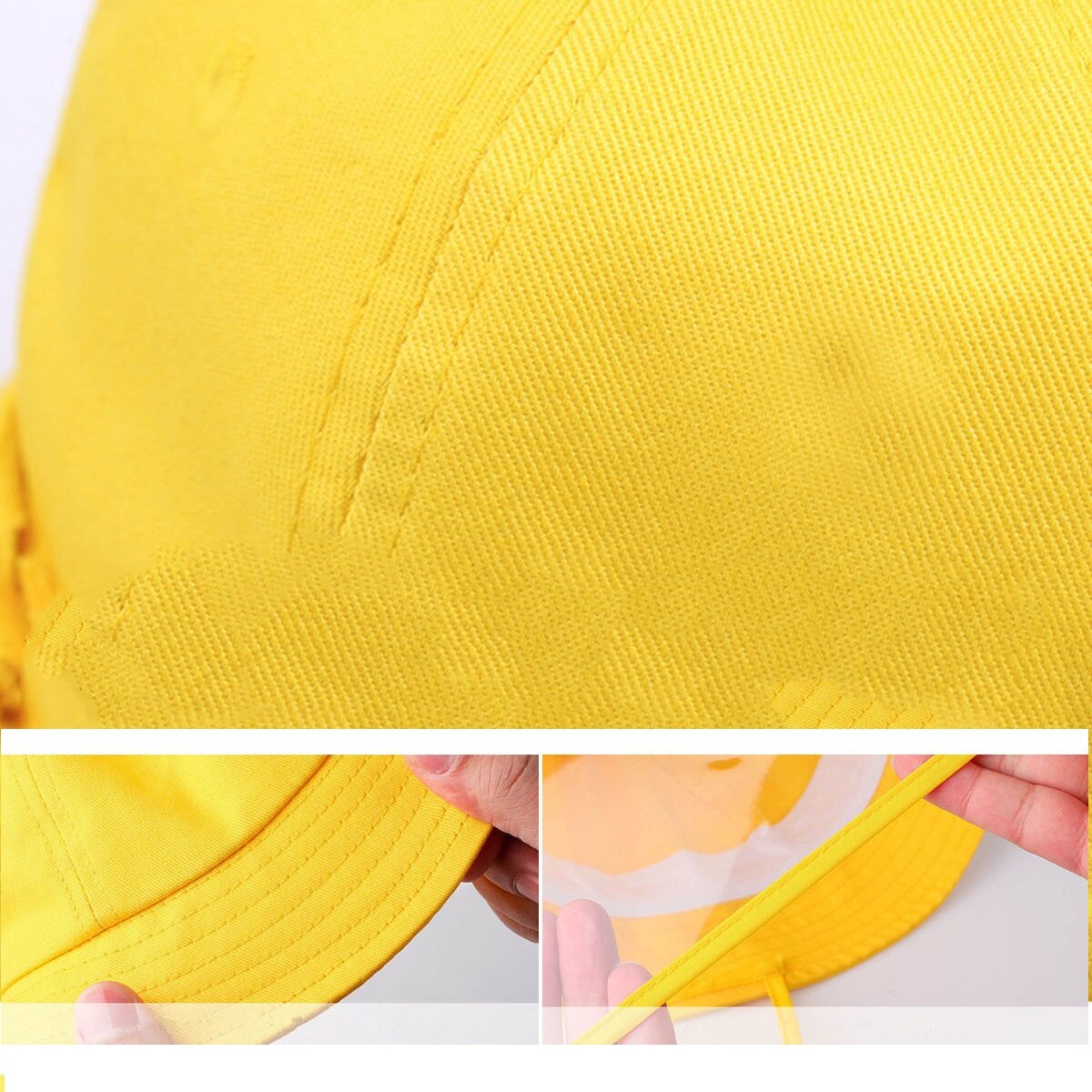 Podom Kids Bucket Hat Protection Safety Removable Full Face