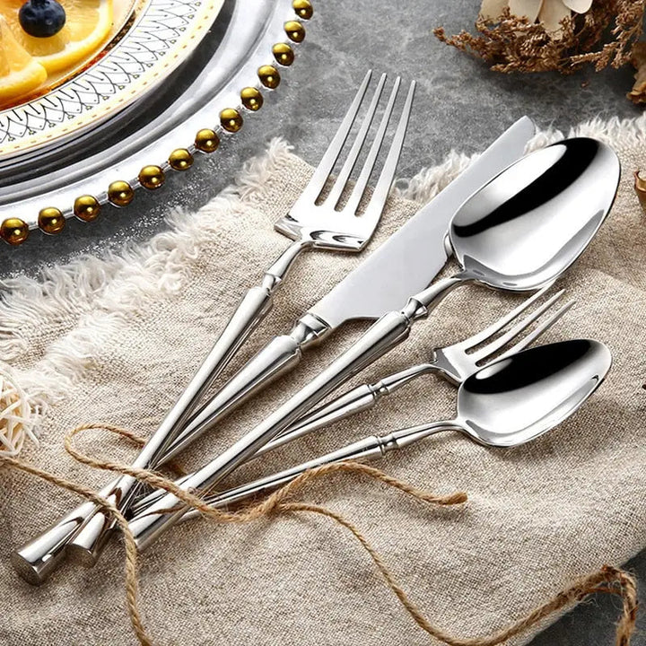 Portable Cutlery Set - Stainless Steel Dinnerware
