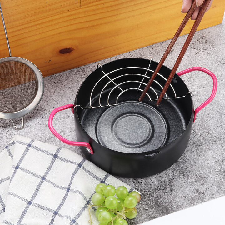 Portable Deep Fryer Pot Basket Frying Pots For Japanese