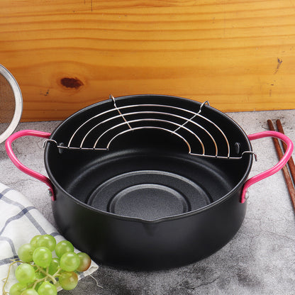 Portable Deep Fryer Pot Basket Frying Pots For Japanese