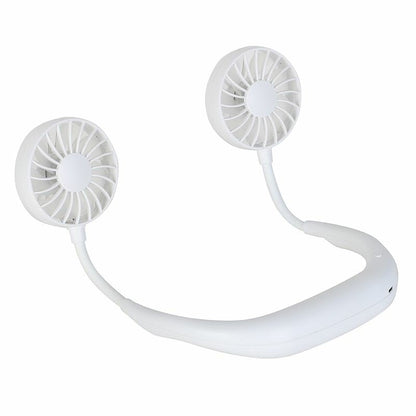 Portable Mini Fan Neckband Lazy Neck Hanging Style Cooling