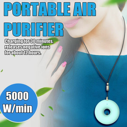 Portable Small Anion Air Purifier With Neck To Remove