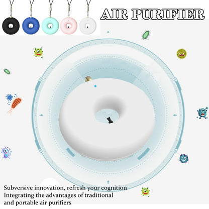 Portable Small Anion Air Purifier With Neck To Remove