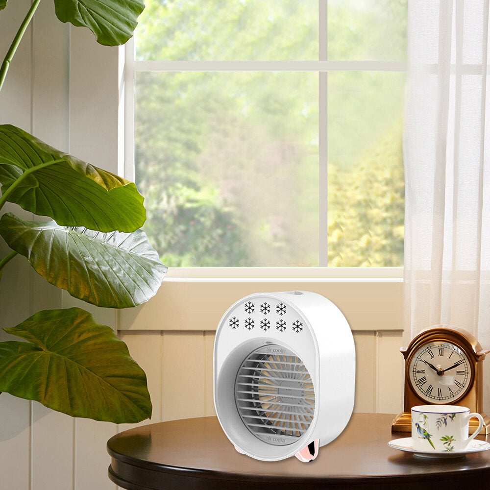 Portable Usb Desktop Air Conditioner Negative Ion Spray