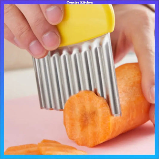 Potato Chip Slicer Cutter Vegetable Knife French Fries