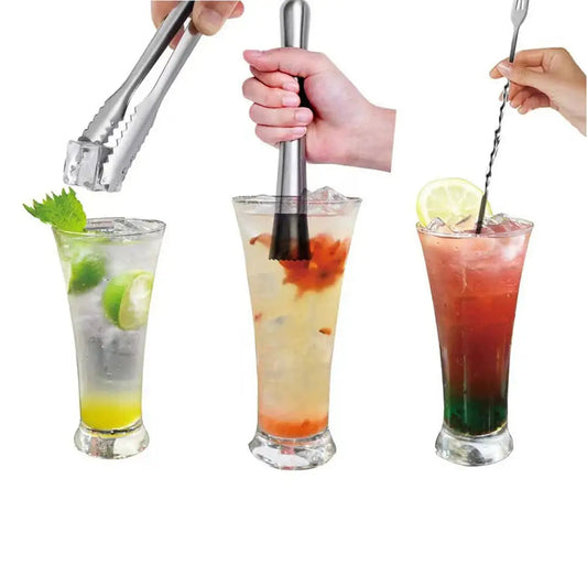 Professional Cocktail Shaker Set Bar Mixer Bartender Kit