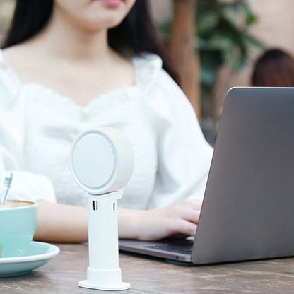 Protable Handheld Bladeless Fan Mini Hanging Neck Desktop