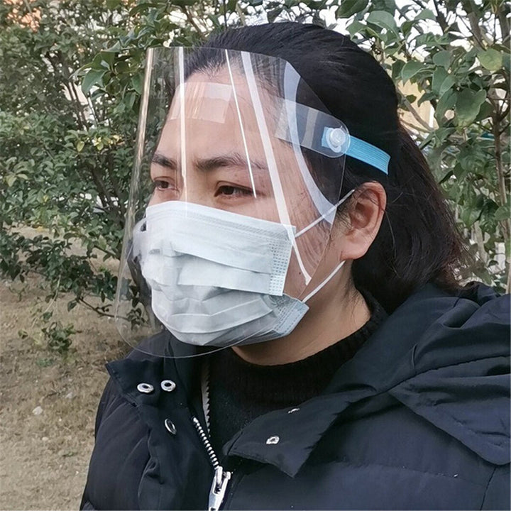 Pvc Transparent Breathable Splash-proof Dustproof Full Face