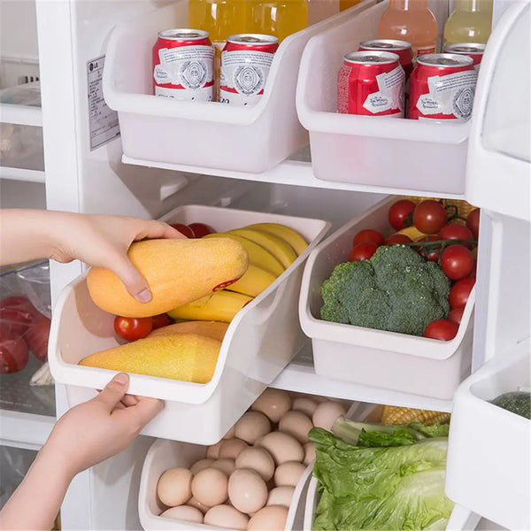 Refrigerator Storage Box Food Container Fridge Organizer
