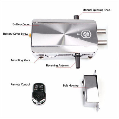 Remote Control Door Lock Wireless Anti-theft Automatically