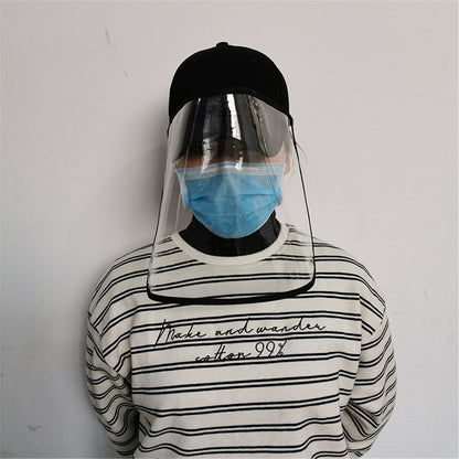 Removable Protective Cap Full Face Mask Splash-proof