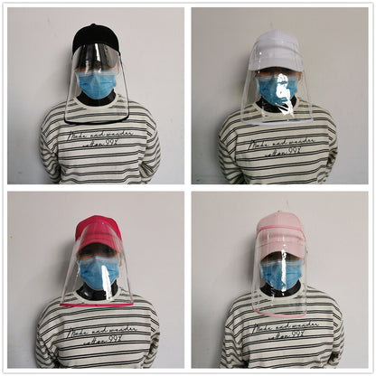 Removable Protective Cap Full Face Mask Splash-proof