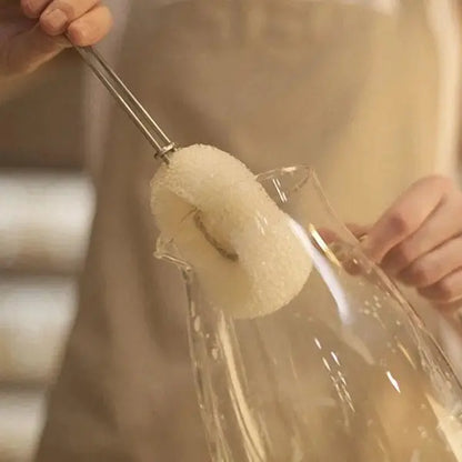 Replaceable Steel Sponge Brush Cleaning