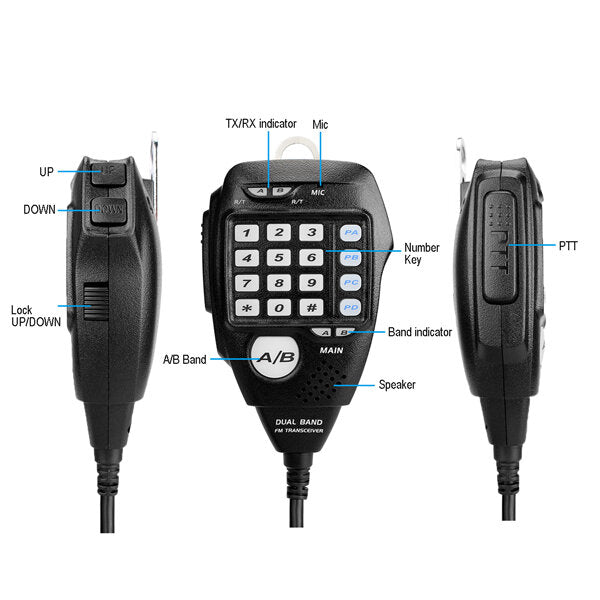 Retevis Rt95 Car Two-way Radio Station 200ch 25w High Power
