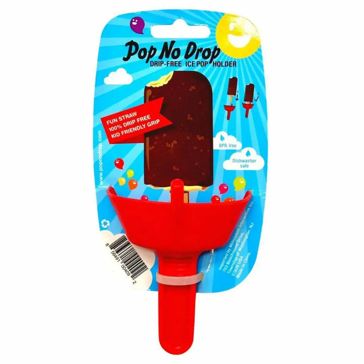 Reusable Ice Cream Popsicle Holder Mess Free With Straw