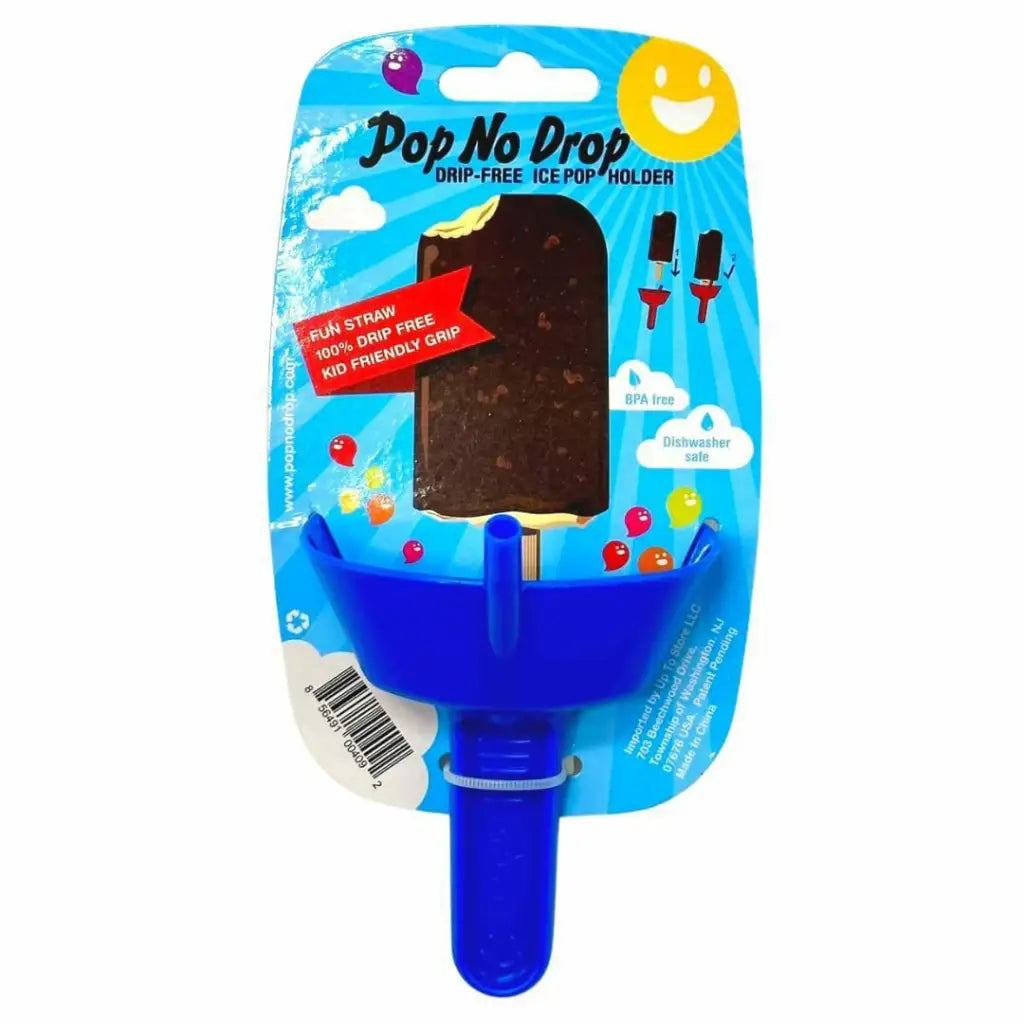 Reusable Ice Cream Popsicle Holder Mess Free With Straw