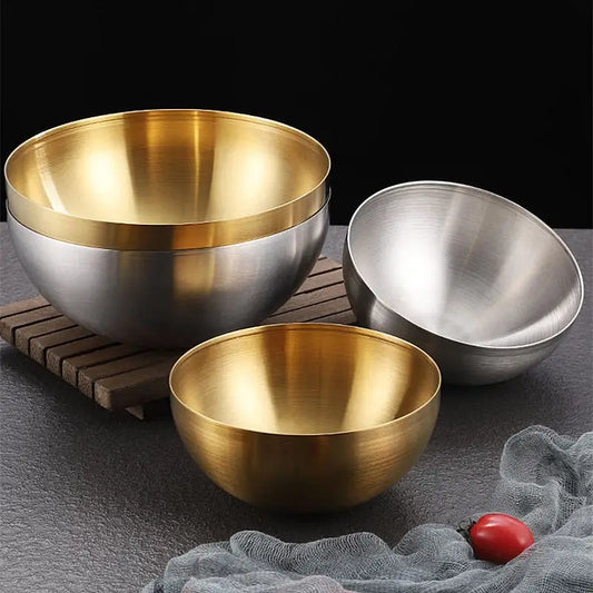 Salad Bowl Set Stainless Steel
