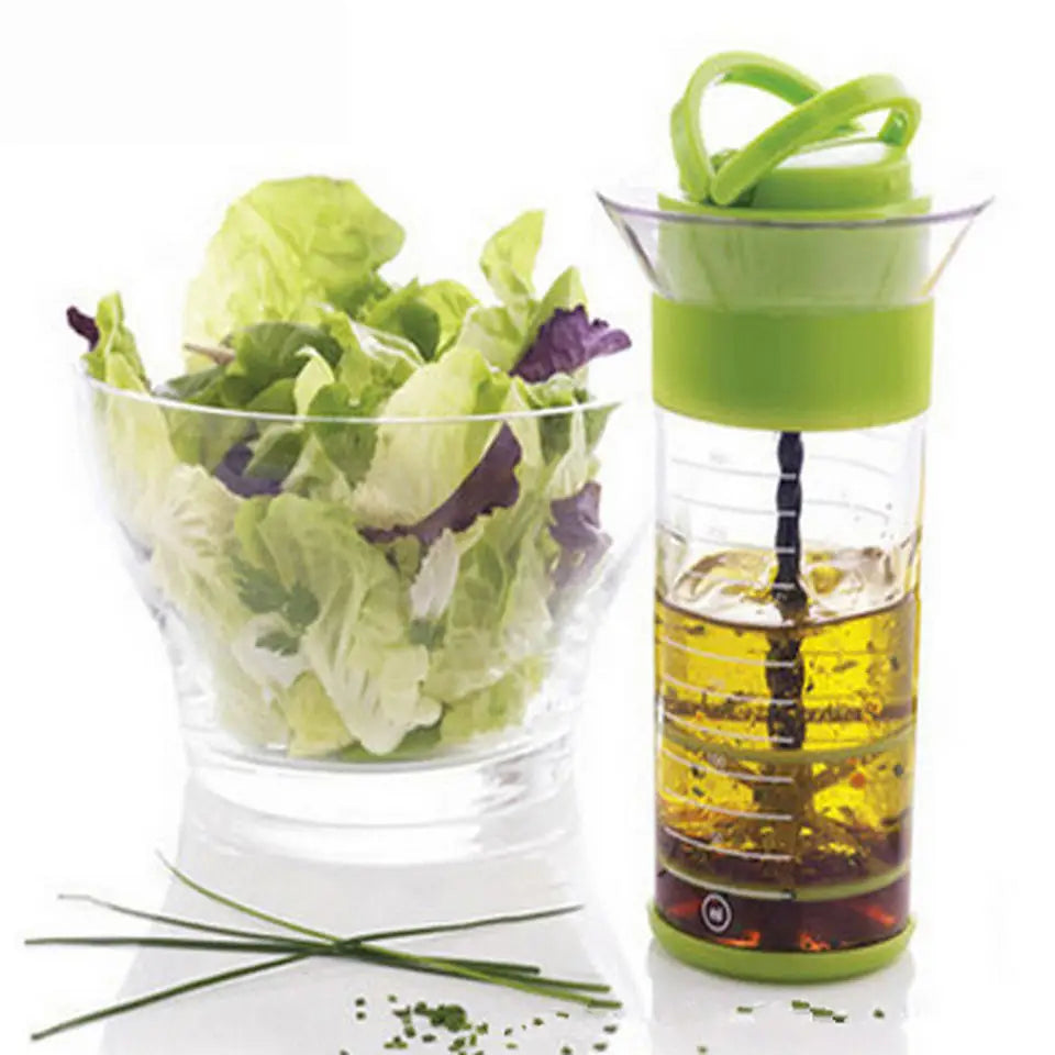 Salad Cutter Bowl Mixer Dressing Maker
