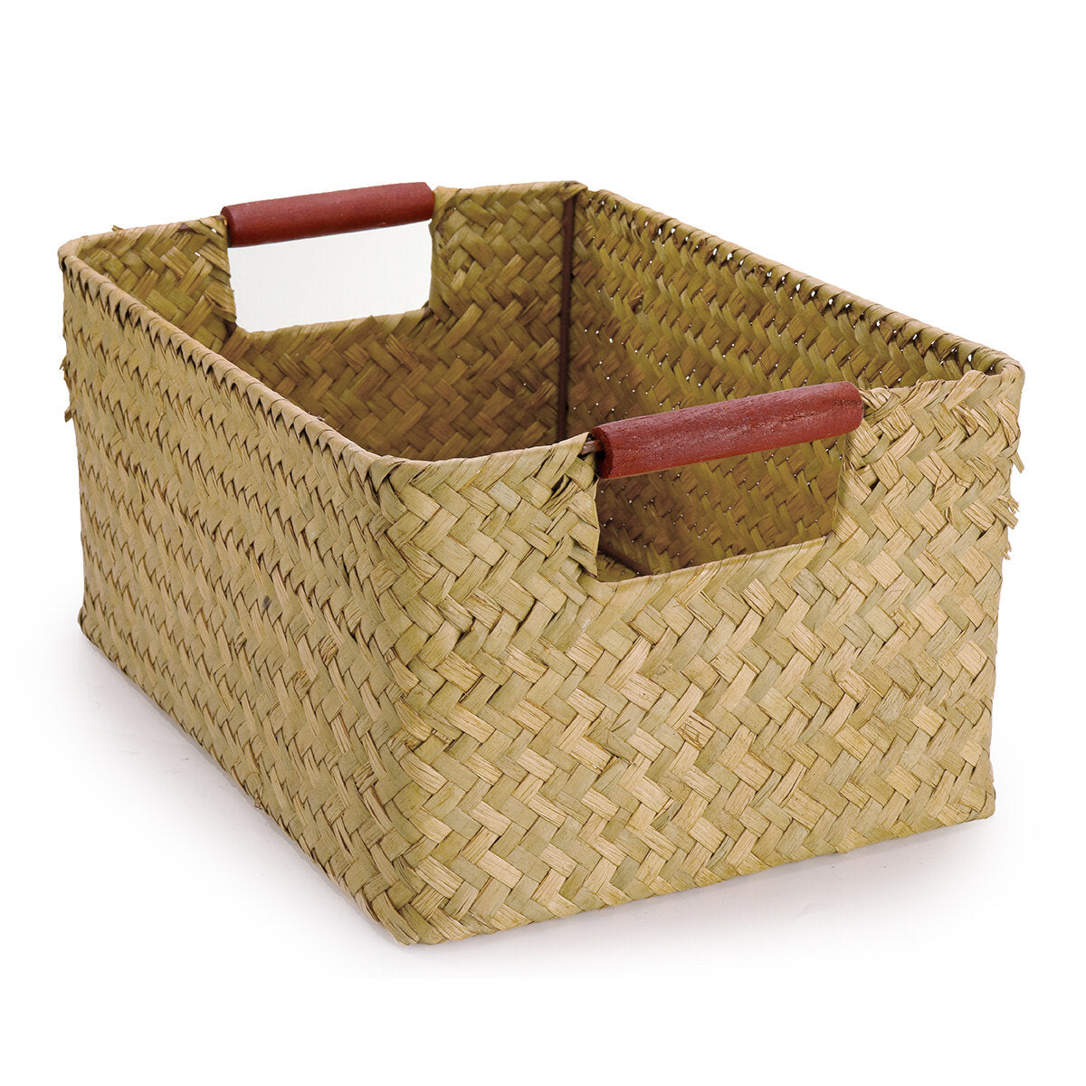 Seaweed Woven Storage Basket Fruit Sundries Home Organizer