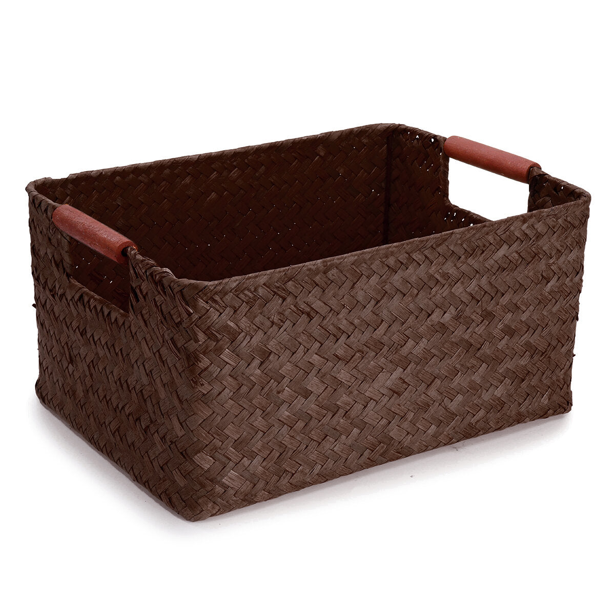 Seaweed Woven Storage Basket Fruit Sundries Home Organizer
