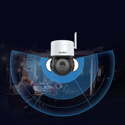 Sectec 2mp/5mp Wireless Floodlight Camera Wifi Home Security