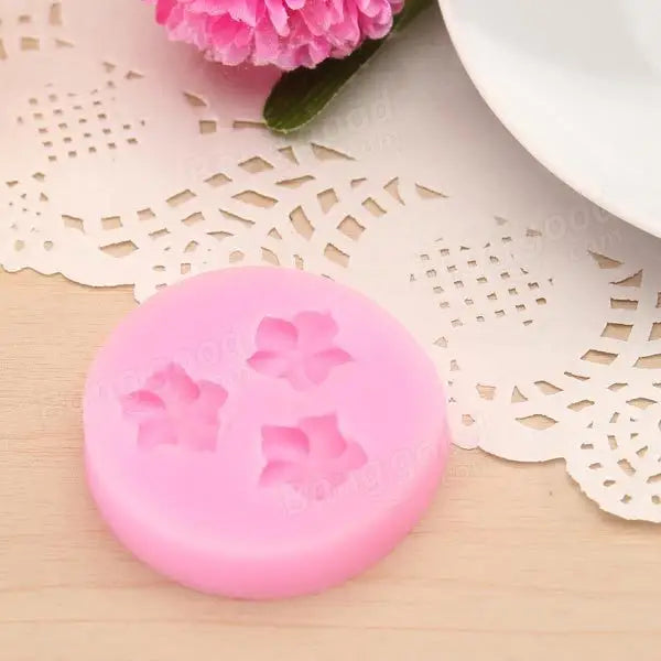 Silicone Cake Flower Mold Fondant Chocolate DIY Soap