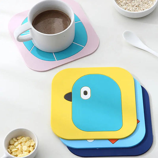 Silicone Cartoon Insulation Pad Anti-scalding Mat