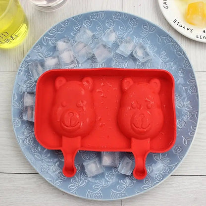 Silicone Ice Cream Mold Lolly Rod Red Food Grade