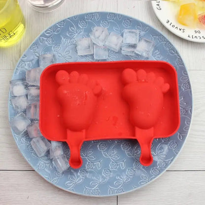 Silicone Ice Cream Mold Lolly Rod Red Food Grade