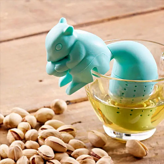 Silicone Squirrel Tea Loose Leaf Strainer Infuser