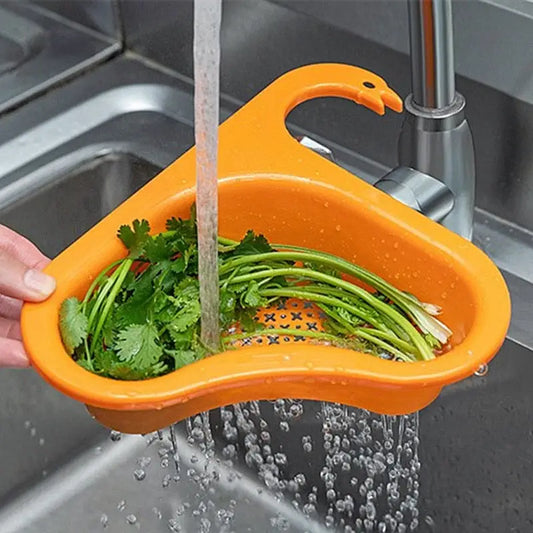 Sink Drain Strainer Basket Vegetable Washing