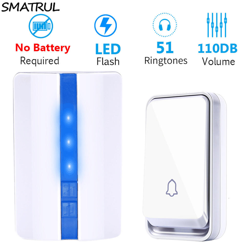 Smatrul K33 Self-powered Waterproof Wireless Doorbell No