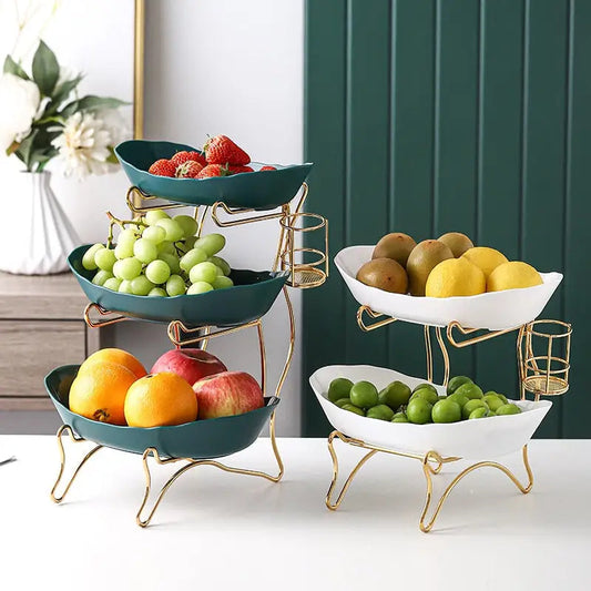 Snack Plate Fruit Bowl Luxury Serving Dessert Trays