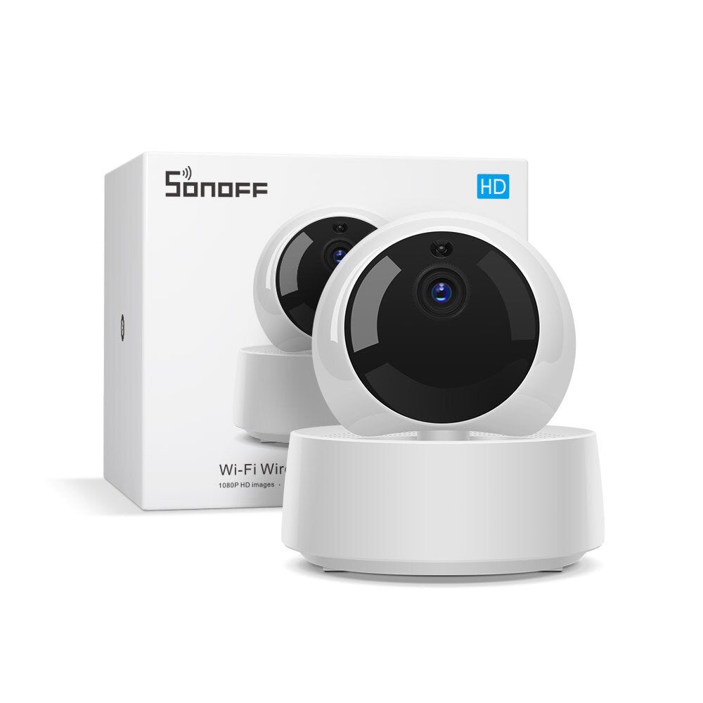 Sonoff Gk-200mp2-b Wifi Ip Camera 1080p 360 Degree Security