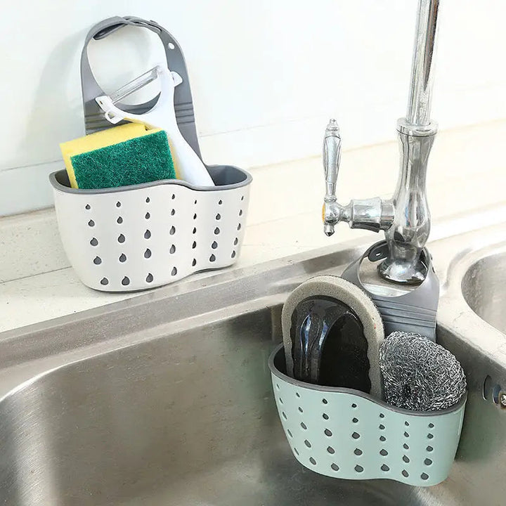 Sponge Drain Holder Suction Cup Sink Shelf