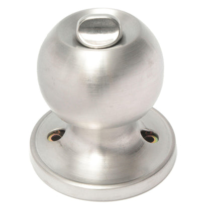 Stainless Steel Bathroom Round Door Knobs Set Handle