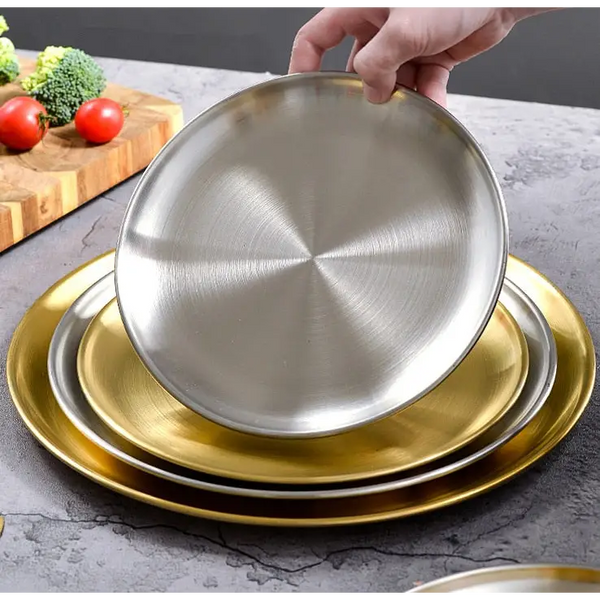 Stainless Steel Bbq Steak Tray Plate