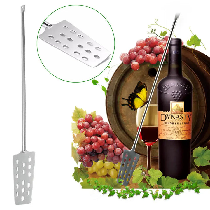 316 Stainless Steel Wine Mash Tun Mixing Stirrer Paddle Homebrew With 15 Holes Wine Making Tools VORDEO