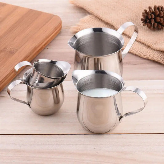 Steel Milk Frothing Pitcher Latte Cappuccino Cup Jug